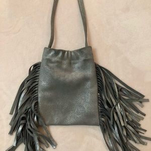Monserat De Lucca silver crossbody